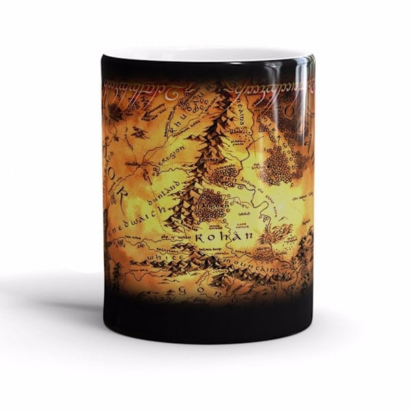Lord of the Rings Färgskiftande Mugg Keramisk Kaffemugg Termisk Tekopp Nyhetspresent -AD5-