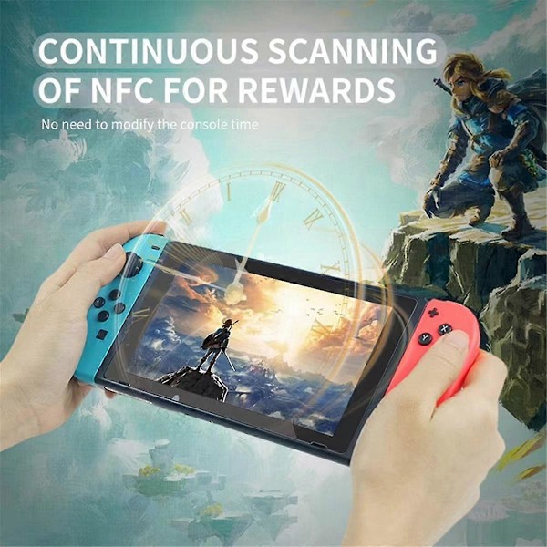 Amiibo Älykäs Simulaattori NFC Pixl Infinite Kortinlukija Hahmon Induktio Poltin Lelu Switch N:lle (FMY) -AD6- White