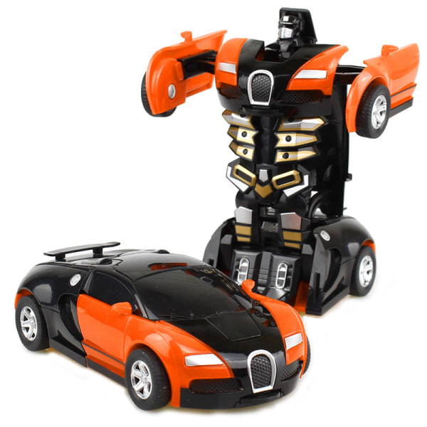 Transformers Boys Crash Transformer Bugatti -autolelu Orange