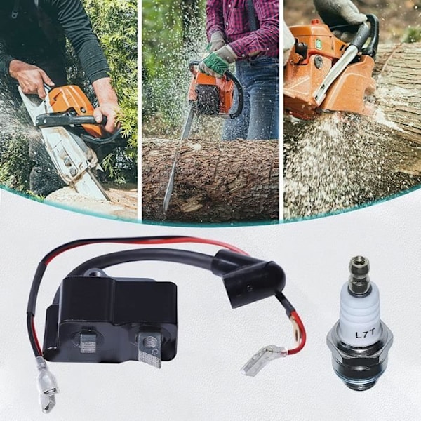Tændspolekabel Kompatibelt med Husqvarna 435 440 445 450 440E 435E Erstatter 573 93 57-01 504 57 14 -01 544 24 38-01-AD4-