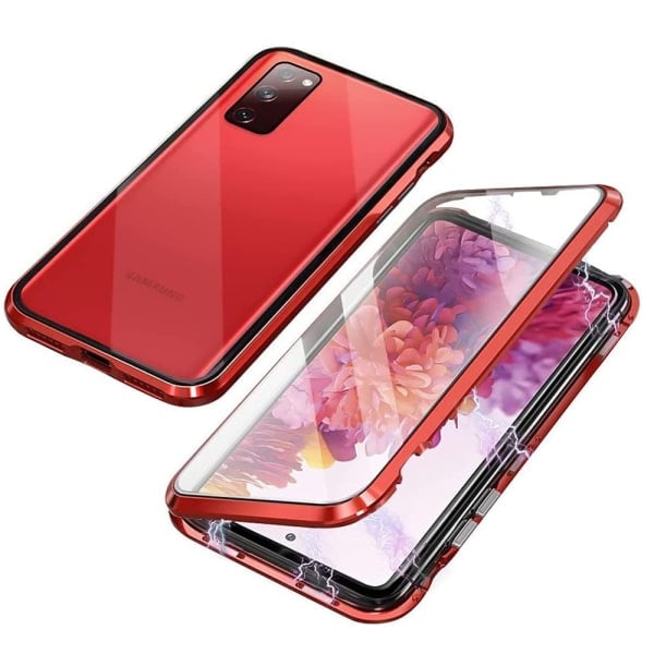 TG Samsung Galaxy A52/A52S - Flot Magnetisk Dobbelt Skal Blå -AD6-