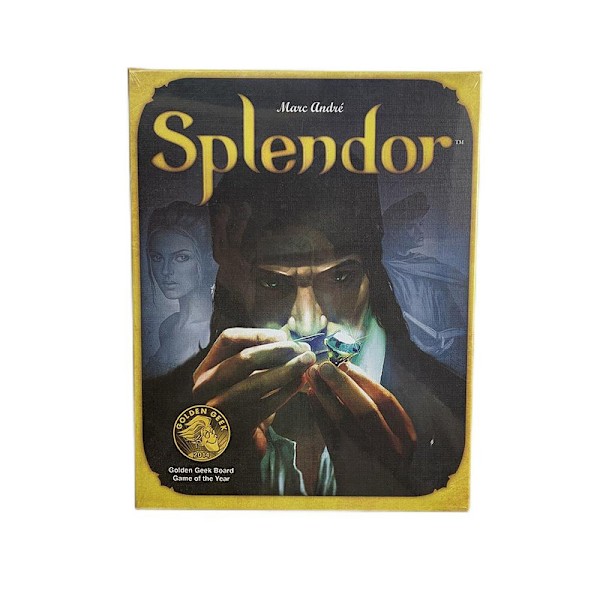 Splendor brætspil - Engagerende strategisk spil om ædelstene til børn og voksne, fra 10 år, 2-4 spillere, 30 minutters spilletid