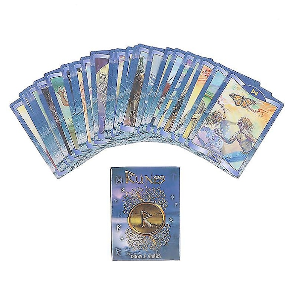 Runer Orakelkort Tarot Familiefest Profeti Spådom Brætspil Psykiske Kort