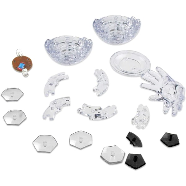 3D-kristallipalapeli lapsille, valaiseva jalkapallo aikuisille B-AD4-