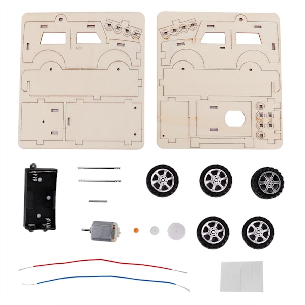 Barn Elektrisk DIY För Jeep Modell Fysiskt Experiment Leksak Tidig Pedagogisk Present