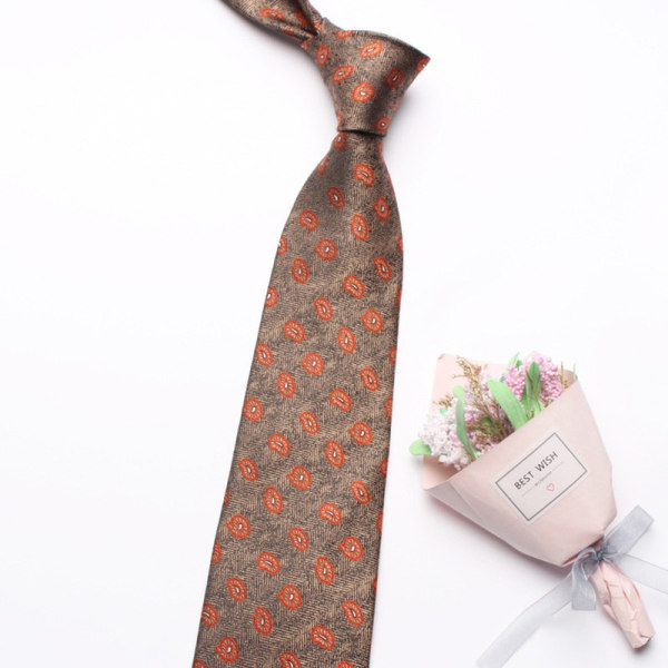 Business slipsar i siden för män - 6 st