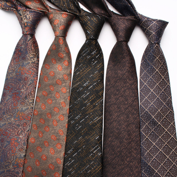 Business slipsar i siden för män - 6 st