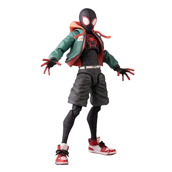 Spidermn: Into The Spider-Verse Miles Morales Sentinel SV Superhelte Ledet Bevægelig Figur Samlermodel Action Figur Model-AD7-