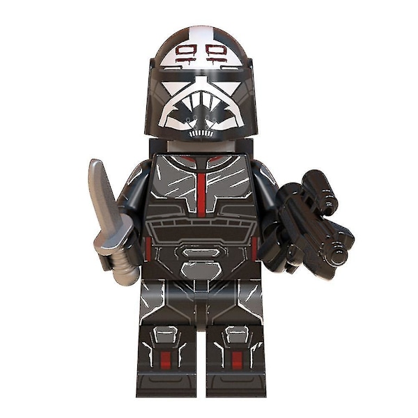 8 stk. Star Wars Rex Jesse Clone Force 99 Wrecker Hunter Minifigur Samlede Mini Byggeklodser Actionfigurer Legetøj Børnegave-AD10-