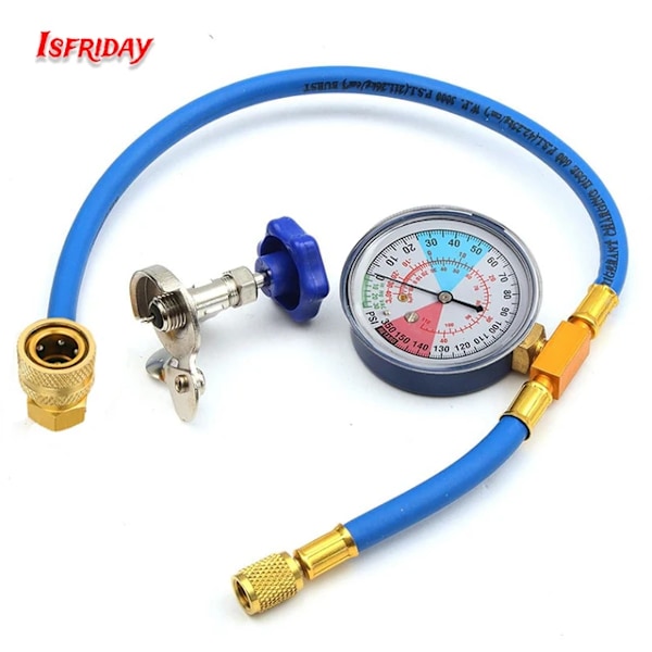 Easter Deals! High-Quality R134a Car AC Gas Refill Tool with Pressure Gauge Air Conditioner Refrigerant[hs] -AD2- -AD6-