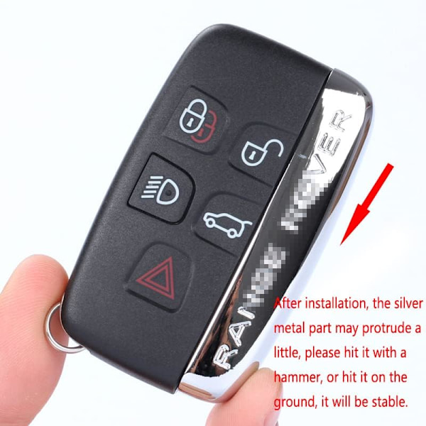 Kauko-ohjaimen kuori 5 napilla Land Rover Range -AD6-