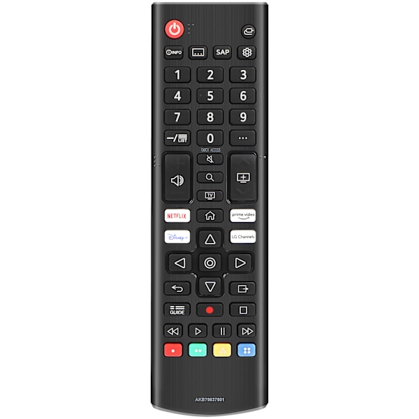 Universell fjärrkontroll för LG Smart TV Fjärrkontroll för alla modeller Lg Lcd Led Hdtv Uhd 3D 4K Universell Tv-fjärrkontroll Lg AKB76037601-AD4-