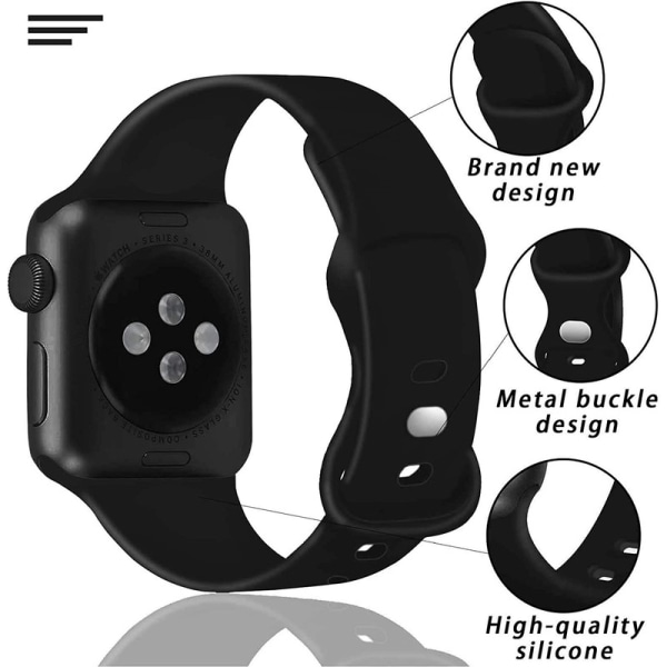 Apple Watch -yhteensopiva ranneke, joustava 40/41 mm Blue