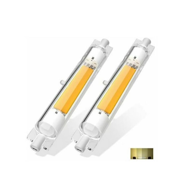 Erittäin himmennettävä ja välkkymätön R7S vaakasuora pistoke-lamppu, kaksipäinen lamppuputki - 118mm, 220V, 2kpl - AD4-