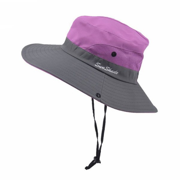 Solhatt mr dam UV-skydd 1 sommarmössa fiskehatt fiskehatt boonie fiskehatt purple