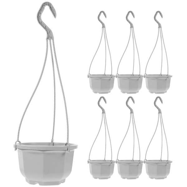 10-pack hängande plastblomkrukor för orkidéer -AD5-