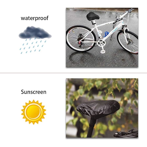 5 st sadelskydd vattentätt cykelsadelskydd cykelsadelskydd regnskydd cykelsadelskydd sadel regnskydd, används för-AD8-