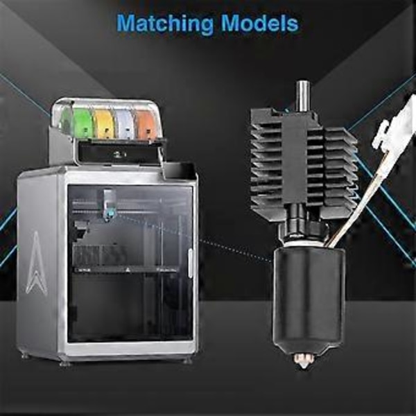 Til Creality K2 Plus Hotend Keramisk Varmeblok Kit Helmetal Integreret Hurtigskiftedyse til K2 -FD4-