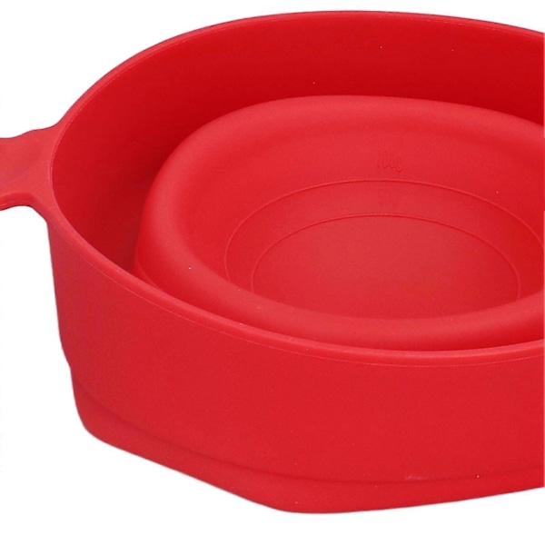 Silikoninen mikroaaltouunipopcornkulho, kokoontaitettava, kestää korkeita lämpötiloja kahvalla{F2}-AD8-