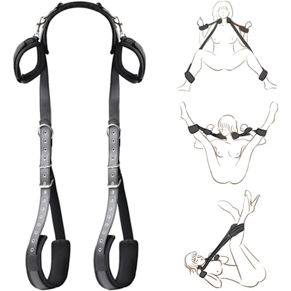 Perfekt BDSM sex bondage restraints, bondage sæt med håndjern - Perfect-AD4-