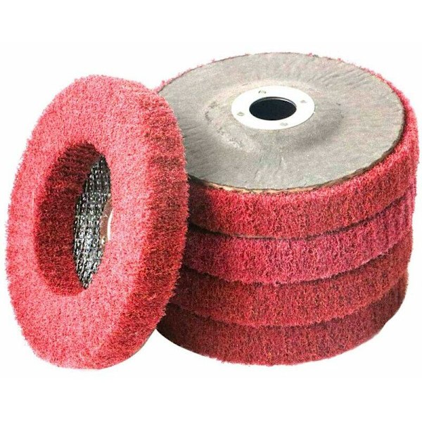 Polycarbonat Skiver Slibning Polering Hjul Maling Rust Fjernelse Hjul Slibende Moment Slibning Slibemaskine Skive (5 stk./100 mm)-AD4-