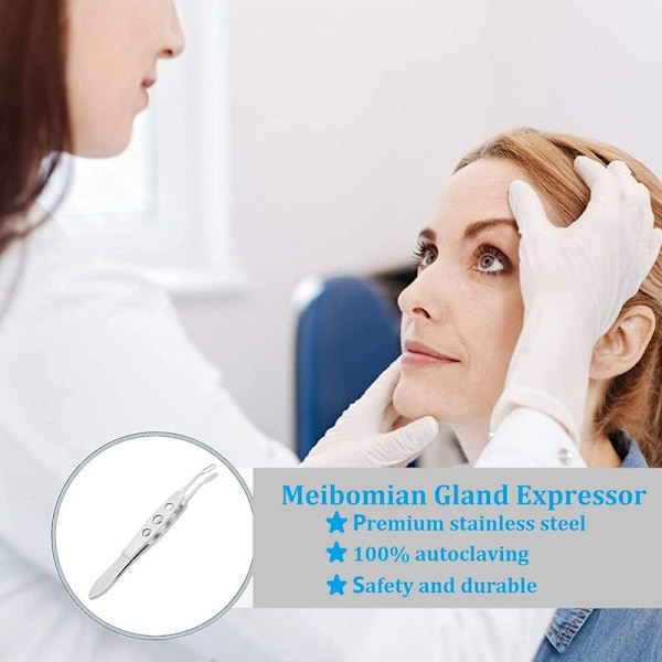 Premium Meibomin rauhasen puristin, ammattikäyttöön -AD8-