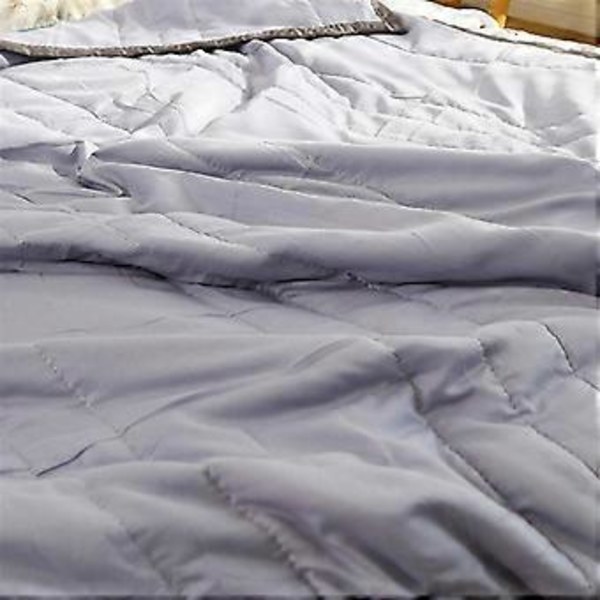 Isteppe til alle årstider - Sommerkøletæppe til varme sovende og nattesved Blå 170 x 200 cm -FD4-