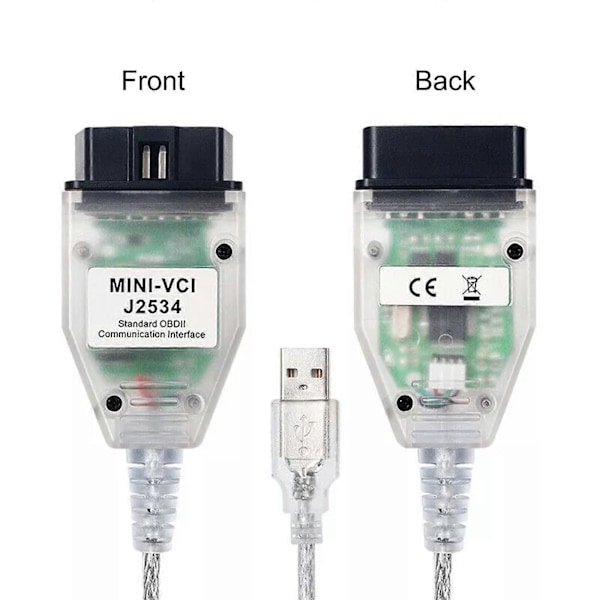 2024 MINI VCI TIS Techstream V18.00.008 TIS J2534 For Toyota Inspeksjonskabel, 100% Ny-AD4-