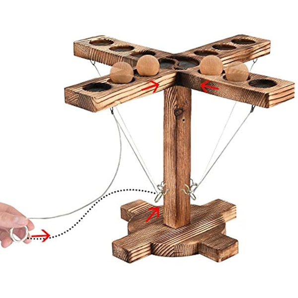 Ringkastningsspel, Handhållet Med Shot Ladder Bundle, Bräda -FD3-