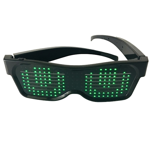 LED-briller med Bluetooth, tilpassbare med farge, lysende briller - Perfekt-AD4-