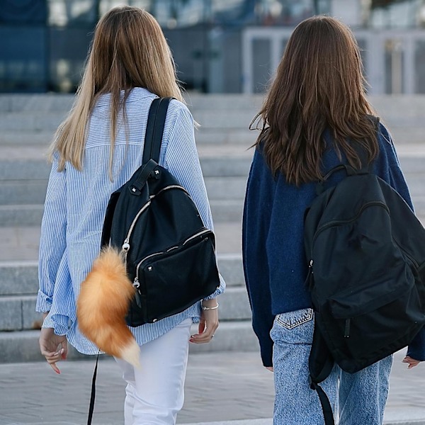 Falsk revehale, 40 cm dyrehaleb, fluffy fuskepelshale, realistisk revehale, nøkkelring, lommebokdekorasjon revehale, rollespill, gylden-WELLNESS-AD4-