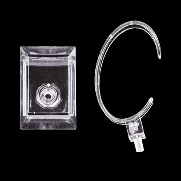 10 stk. transparente klokkeholdere, klokkeutstillingsstativer, armbåndsurutstillingsstativer, for hjem eller butikk -AD4-