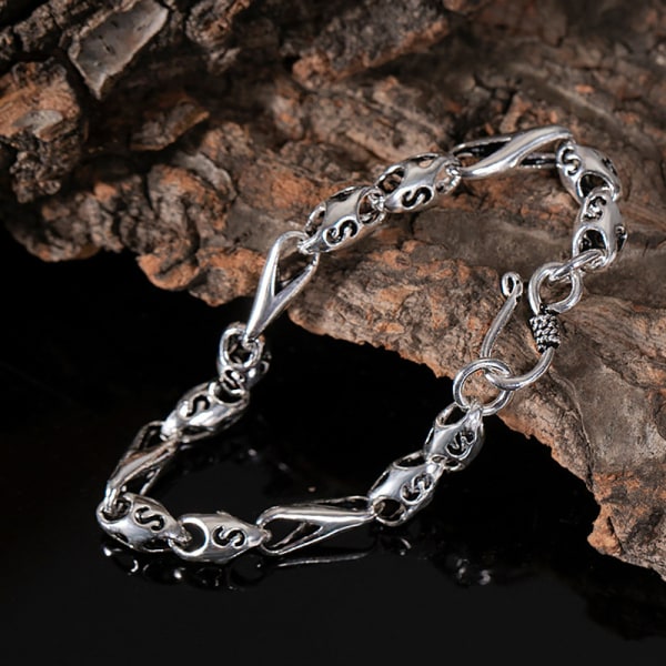 Armband man 925 silver 1 födelsedagspresent perfekt som present till make eller pojkvän