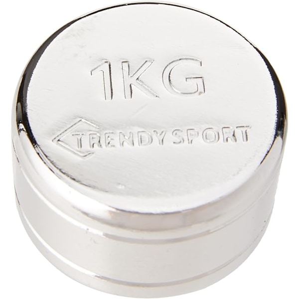 1kg krom hantel viktträning 1 styck-AD4-