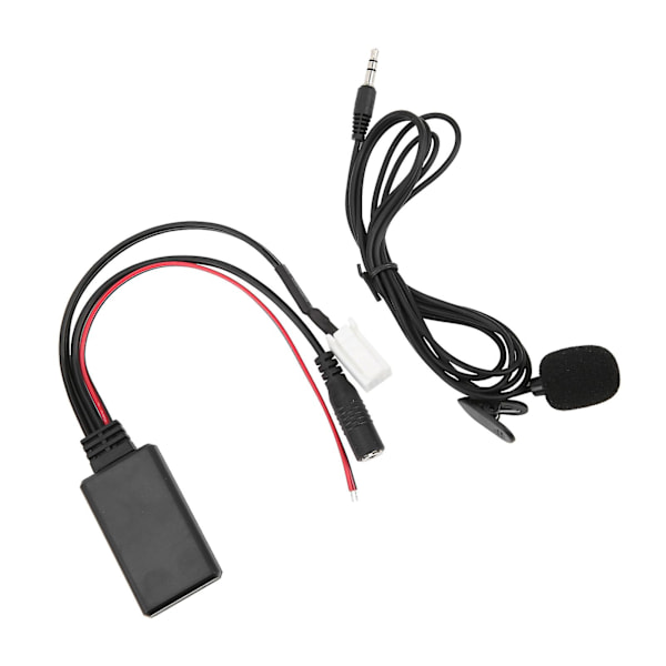 Bluetooth 5.0 Mikrofonadapter AUX Audio Kabelersättning för Nissan Sylphy/Tiida/Qashqai/Genissra/Jimny