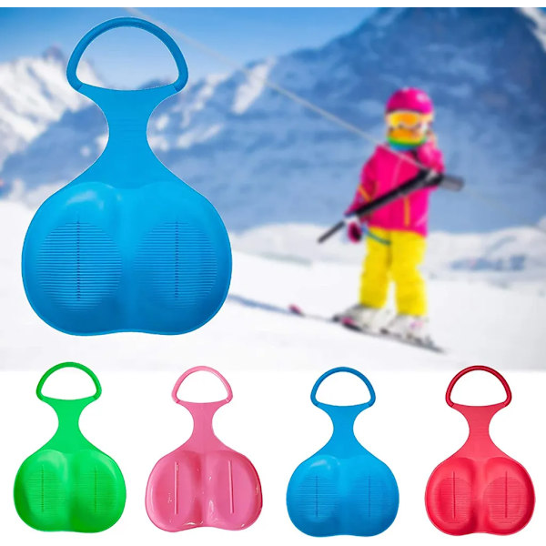 4X Snöglidare för pulkaåkning - Snöleksak för hela familjen - Pulka T-AD7-