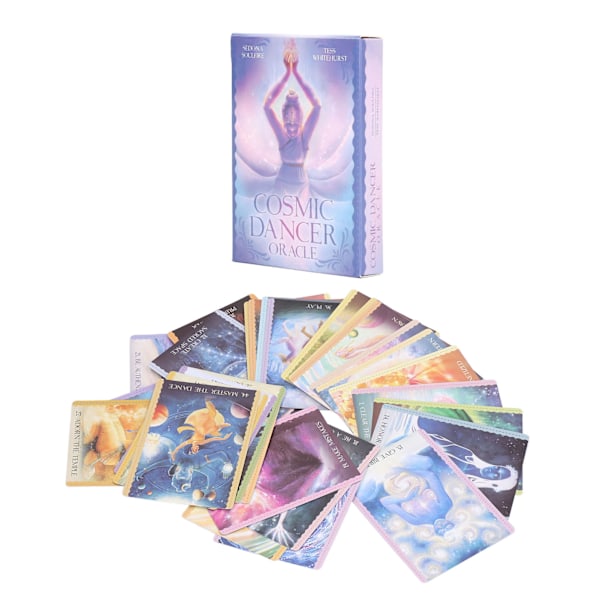 44 Decks Cosmic Dancer Oracle Tarot Engelsk Divination Forecasting Cards Underholdning Brætspil