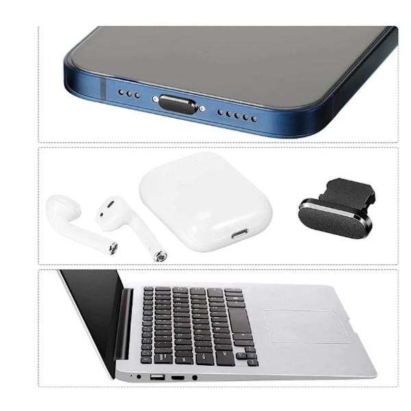 iPhone Mobiltelefon Laddningsport Dammskydd Rengöringskit-AD10-