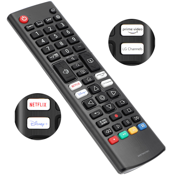 Universell fjärrkontroll för LG Smart TV Fjärrkontroll för alla modeller Lg Lcd Led Hdtv Uhd 3D 4K Universell Tv-fjärrkontroll Lg AKB76037601-AD4-