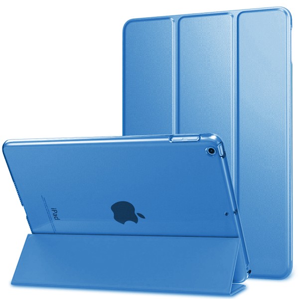 Etui - Slankt, lett smart etui med klar frostet bakside og automatisk vekking/hvile - Blå, iPad 10.9 (2022)【mo】-AD4-