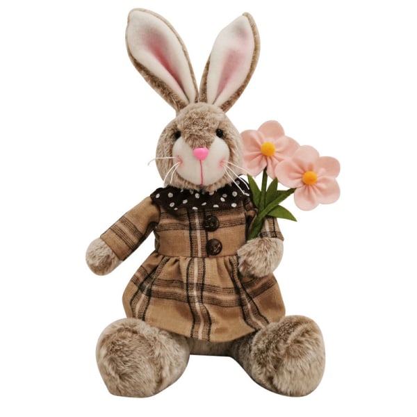 Plysch påskhare, 35 cm, kramgo kanin Version för kvinnor