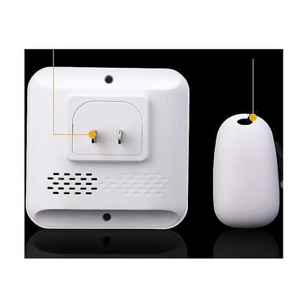 Hemlarm Trådlöst Larm Patient Äldre Personligt Larm System Plug Version Och Nödlarmknapp Pager Larm (1 I 1)