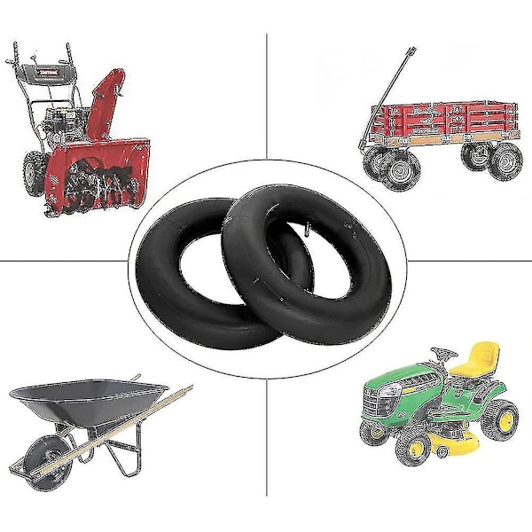 2 st 4.80/4.00-8 Innerslangar, 4.80/4.00-8 Slang Heavy Duty Fp-AD5-