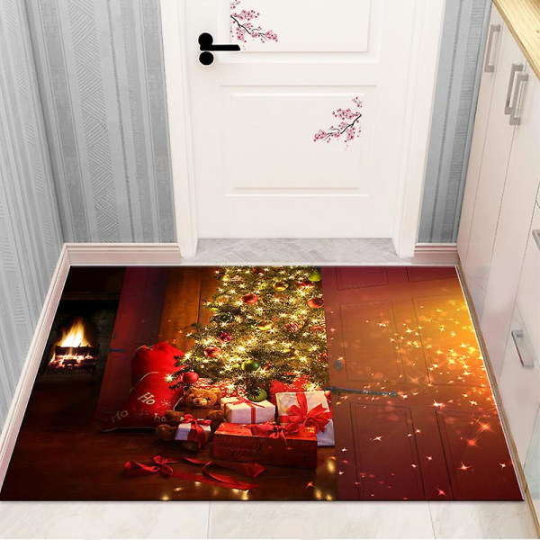 Christmas Festive Rug Bathroom Anti-slip Absorbent Mat