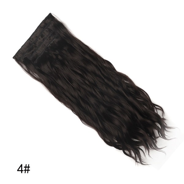 Set med 4 55 cm peruk hår kvinnor vatten våg människohår 6H24#