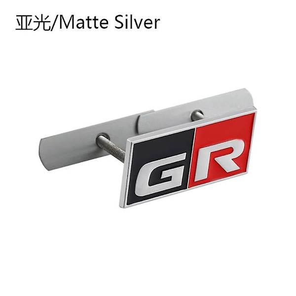 Bilklistermärken Logo 3D Metall Badge Emblem Klistermärken för Toyota Sport GR Sport C-HR RAV4 Avensis Prado Prius Biltillbehör~2379-AD4-