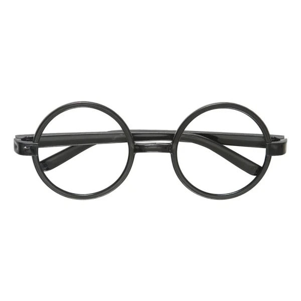 Halloween mustat pyöreät kehykset Harry Potter -lasit ilman linssejä -AD4-
