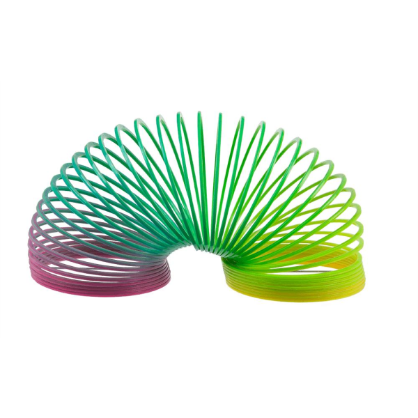 Slinky Regnbågsfärgad - Springy - Trappfjäder multifärg