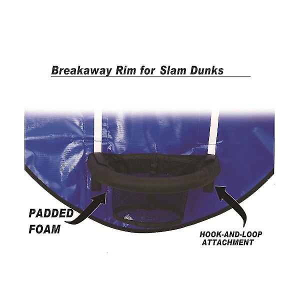 Trampoline basketballkurv med mini basketball. Enkel å installere basketballkurv trampoline for breakout sure dunk-AD4-
