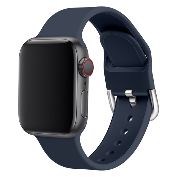 Sportband i mjuk silikon (kompatibelt med Apple Watch SE/iWatch Ultra Series 8/7/6/5/4/3/2/1) (1) (38/40 mm, 42/44 mm) (finns i 18 färger) 38/40MM